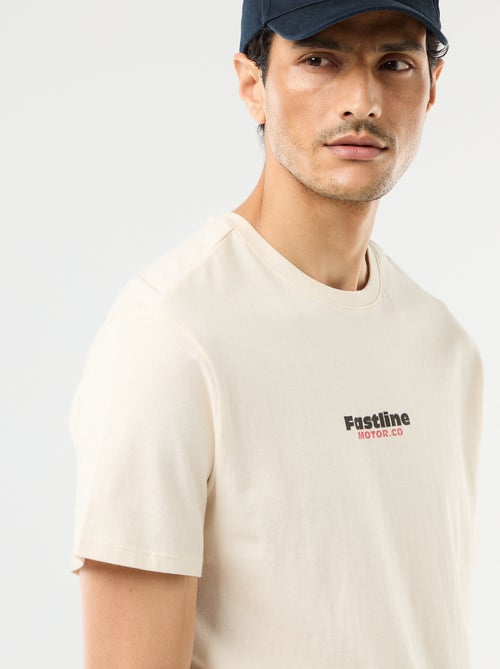 T-shirt imprimé fantaisie - Kiabi