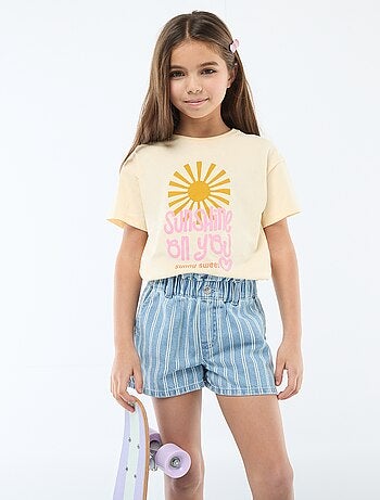 T-shirt imprimé fantaisie
