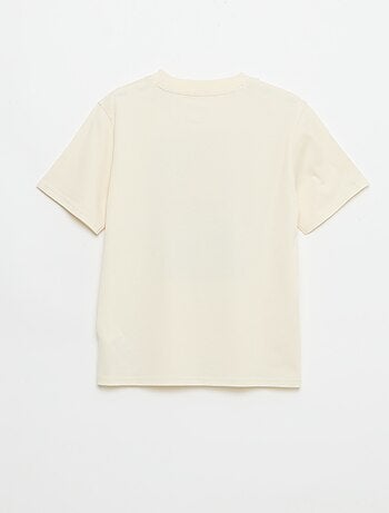 T-shirt imprimé fantaisie manches courtes