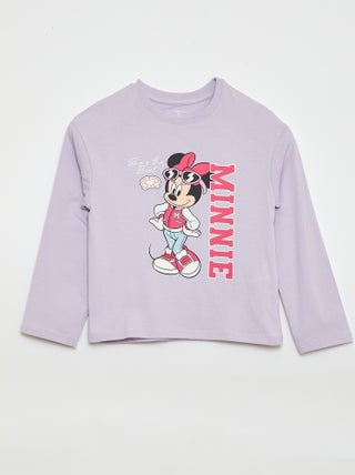 T-shirt imprimé fantaisie 'Minnie' 'Disney'