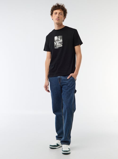 T-shirt imprimé fantaisie - Kiabi