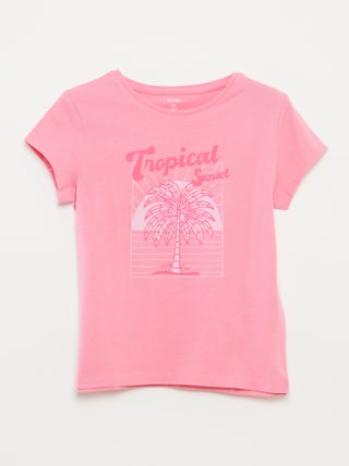 T-shirt imprimé fantaisie