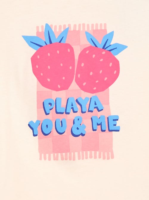 T-shirt imprimé fantaisie - Kiabi