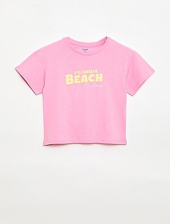 T-shirt imprimé fantaisie