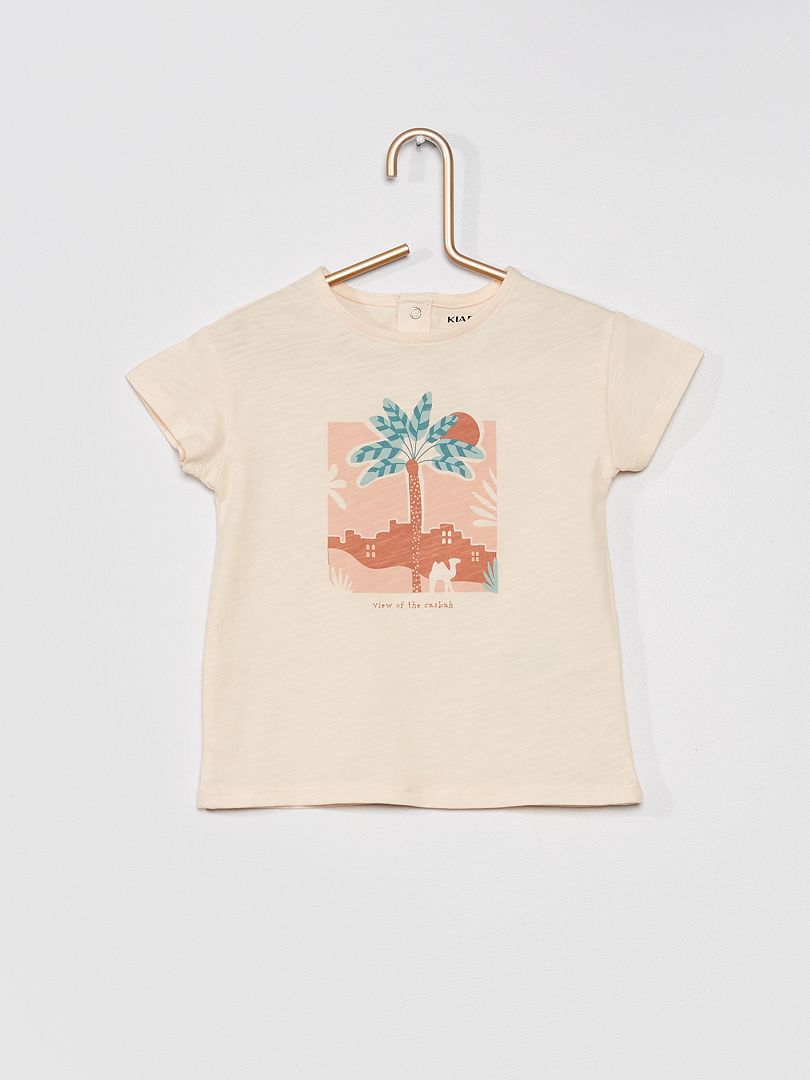 T-shirt imprimé fantaisie ROSE - Kiabi