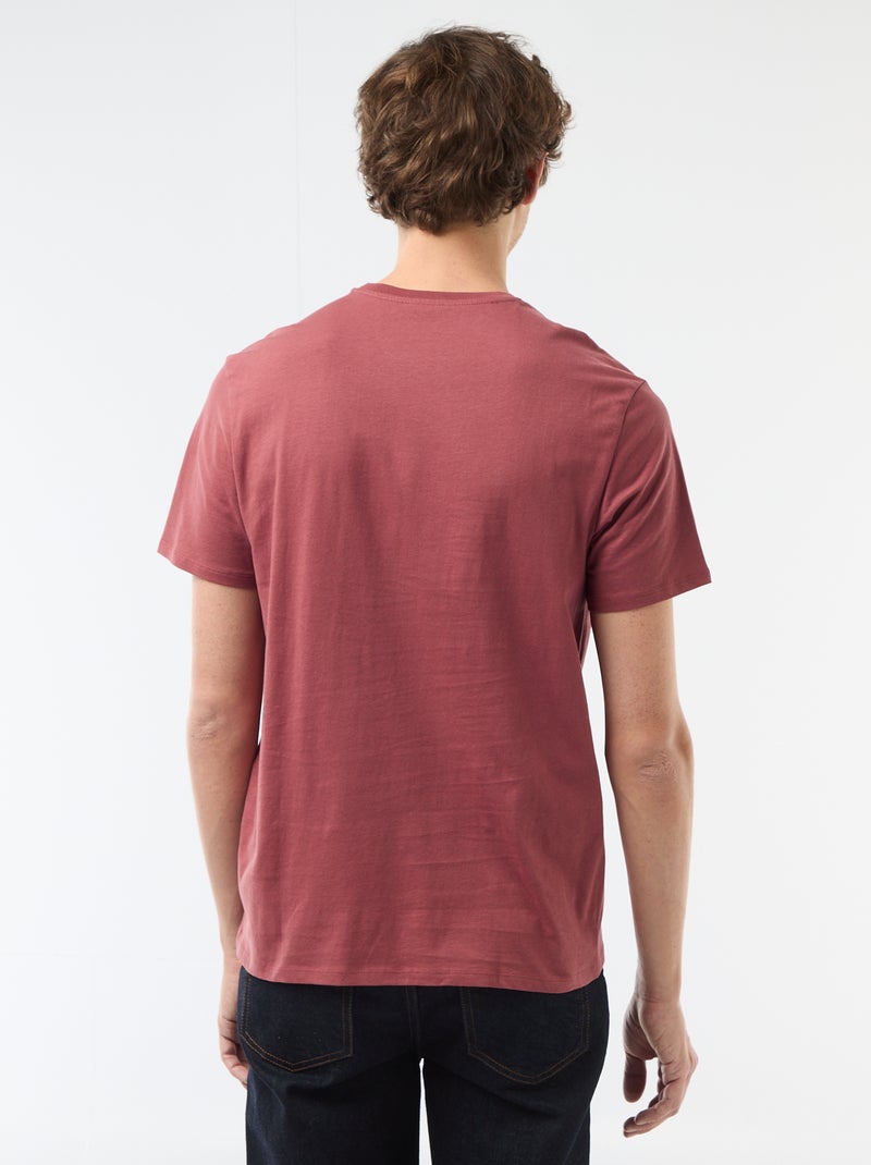T-shirt imprimé fantaisie Rouge - Kiabi
