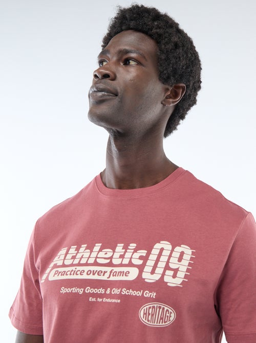 T-shirt imprimé fantaisie - Kiabi