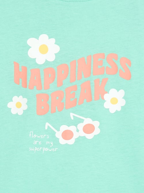 T-shirt imprimé fantaisie - Kiabi