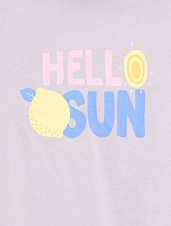 T-shirt imprimé fantaisie