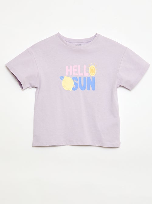 T-shirt imprimé fantaisie - Kiabi