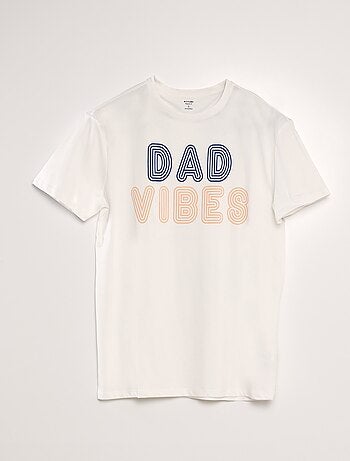 T-shirt imprimé fête des pères