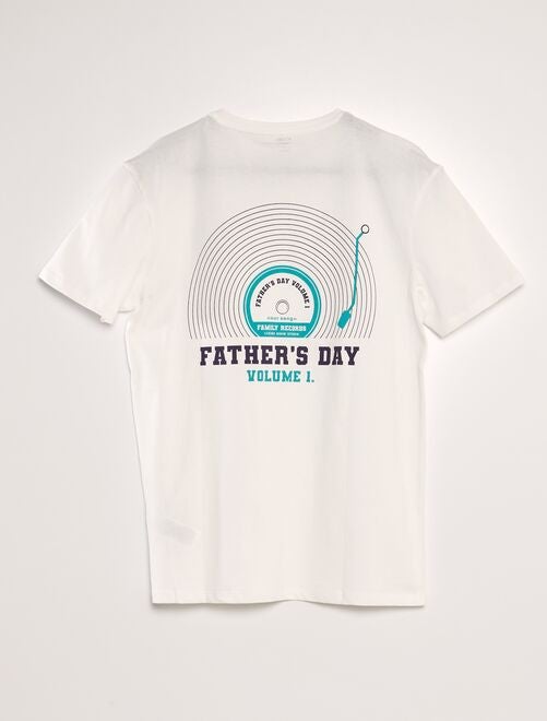 T-shirt imprimé fête des pères - Kiabi