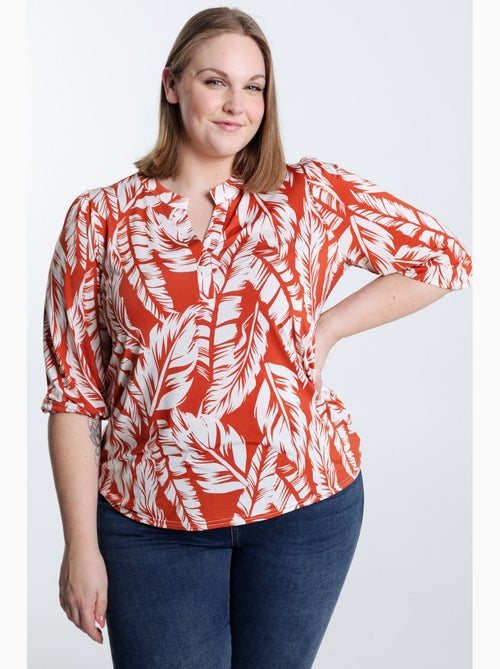 T-shirt imprimé feuilles PAPRIKA - Kiabi