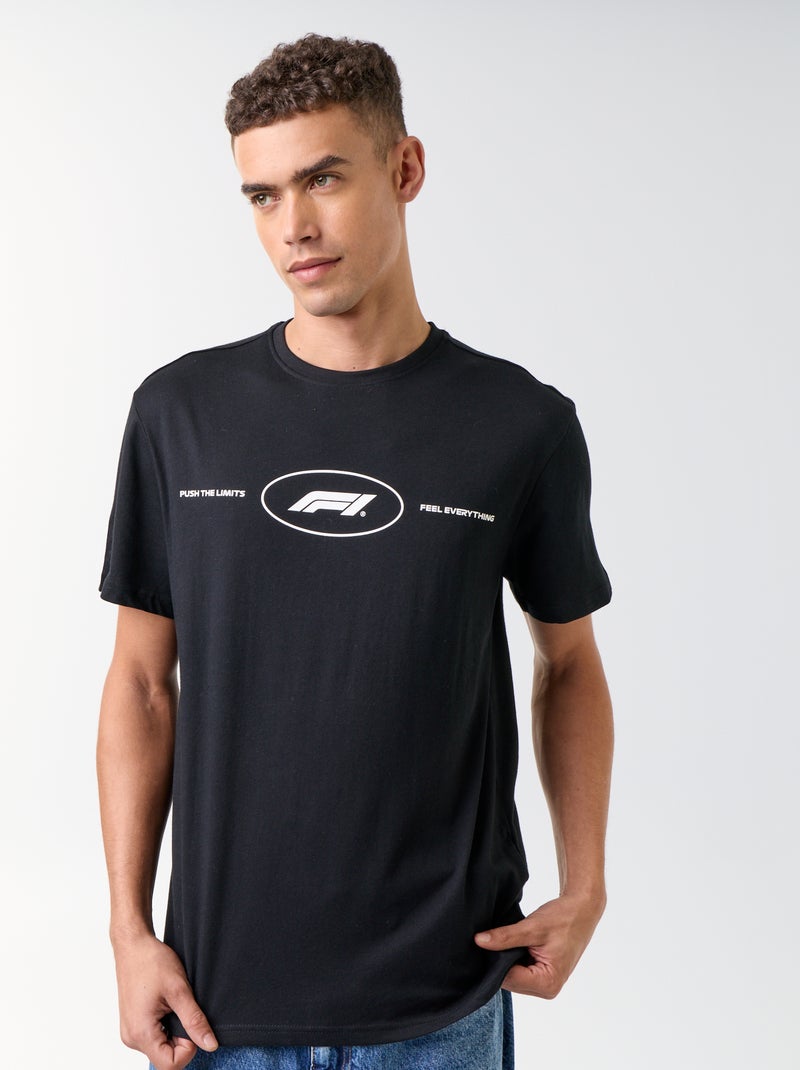 T-shirt imprimé 'Formula 1' Noir - Kiabi