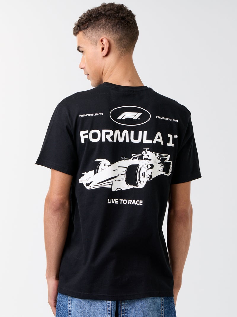 T-shirt imprimé 'Formula 1' Noir - Kiabi