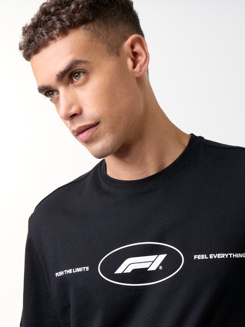 T-shirt imprimé 'Formula 1' Noir - Kiabi