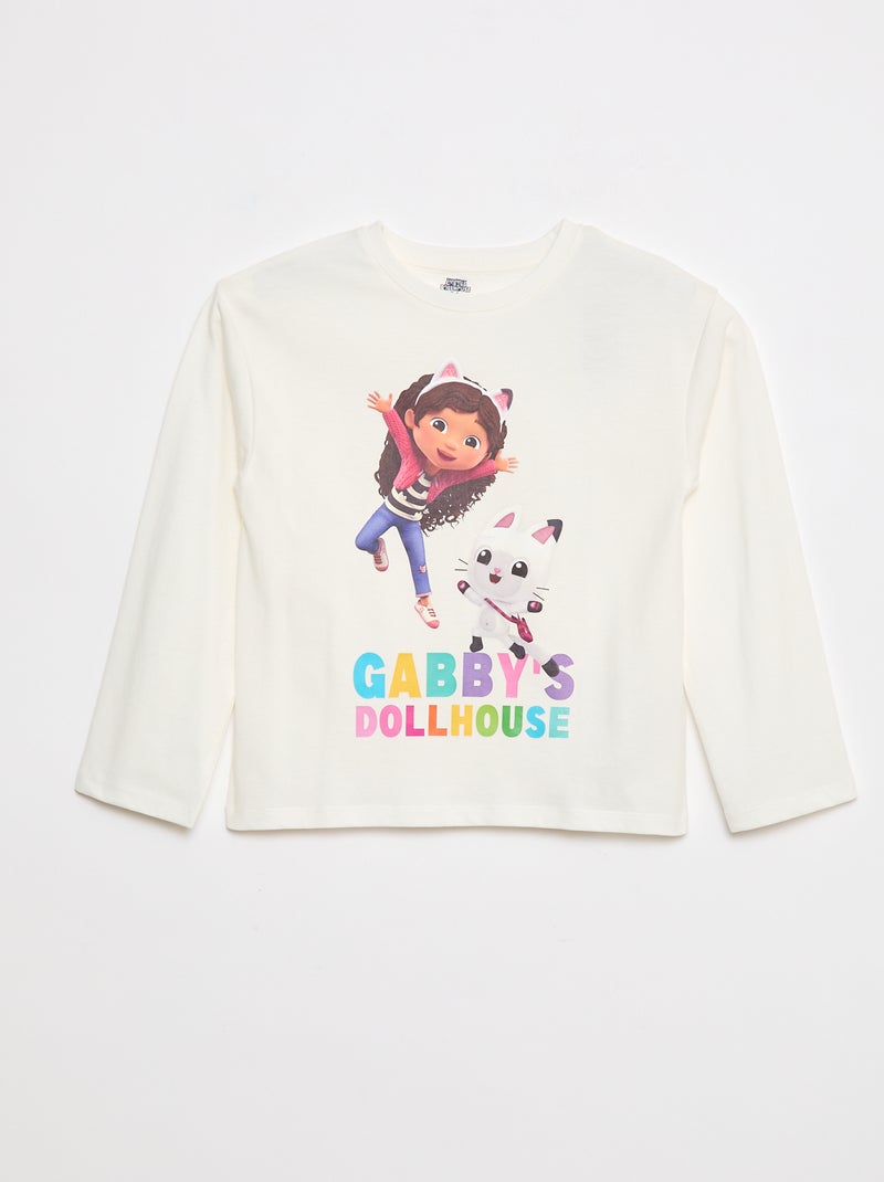 T-shirt imprimé 'Gabby et la maison magique' Blanc - Kiabi
