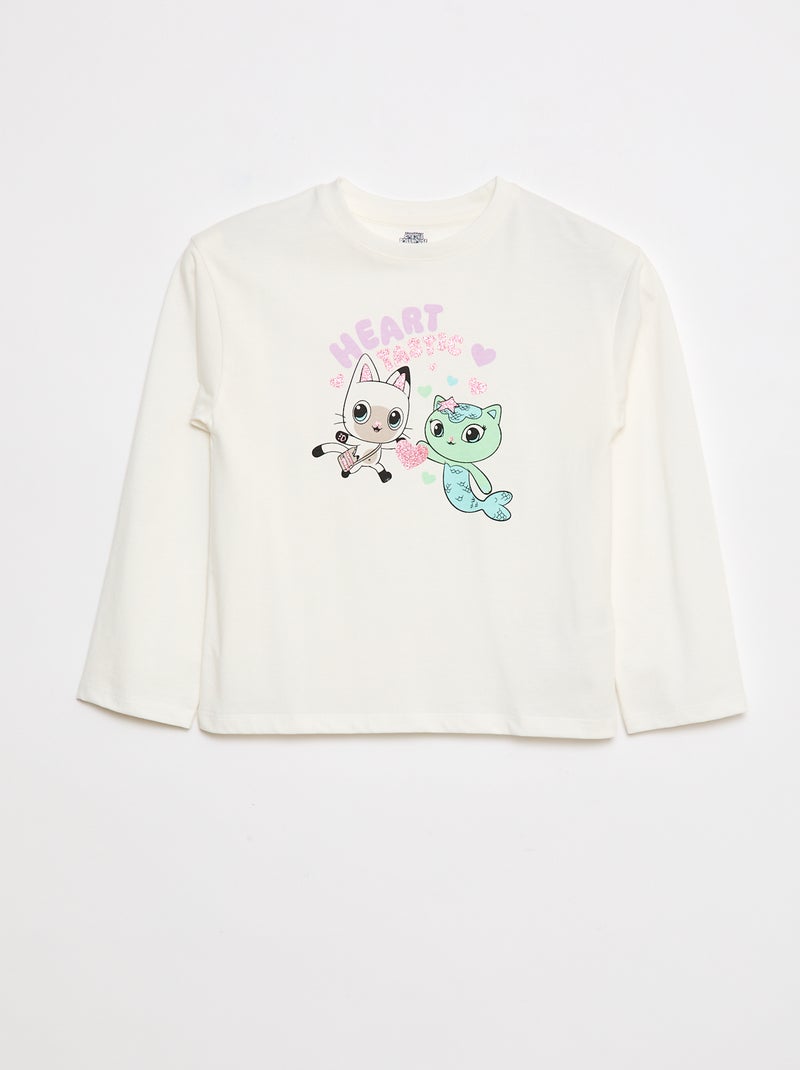T-shirt imprimé 'Gabby et la maison magique' Blanc - Kiabi
