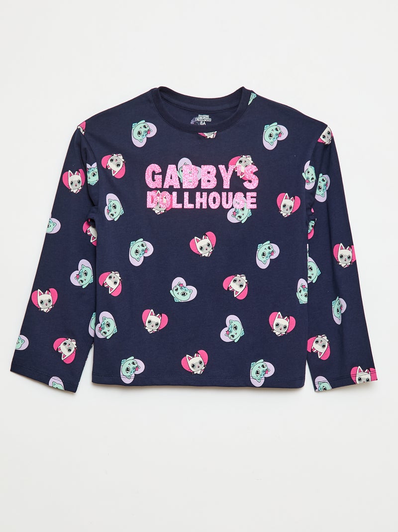 T-shirt imprimé 'Gabby et la maison magique' Bleu - Kiabi