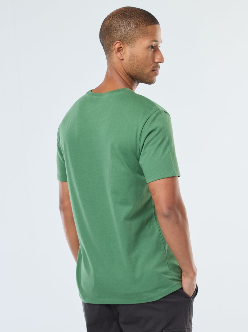 T-shirt imprimé 'Goldorak' à manches courtes Vert - Kiabi