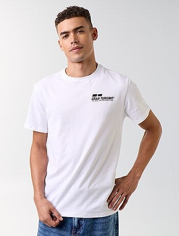 T-shirt imprimé 'Gran Turismo' recto verso