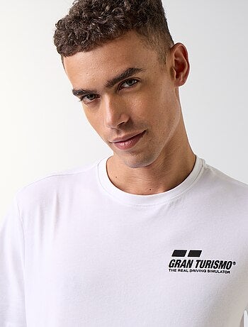T-shirt imprimé 'Gran Turismo' recto verso