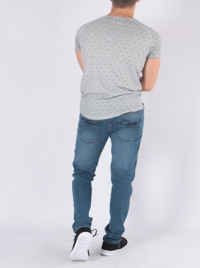 T-shirt imprimé Gris - Kiabi