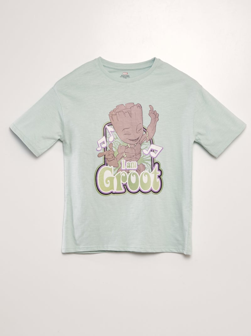 T-shirt imprimé 'Groot' Vert - Kiabi