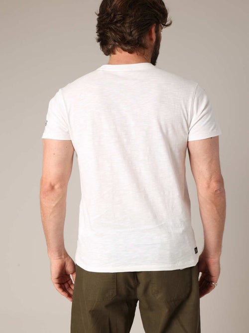 T-shirt imprimé guitare vintage, style rock'n'roll, 100% coton. 'Deeluxe' - Kiabi