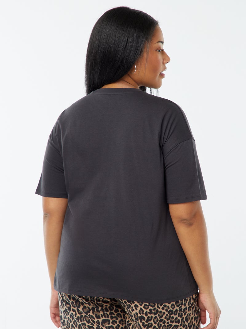 T-shirt imprimé 'Guns N Roses' manches courtes Noir - Kiabi