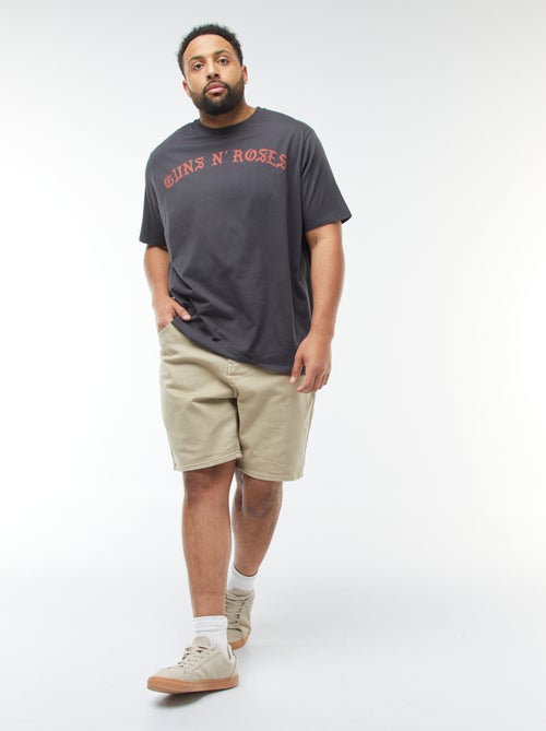T-shirt imprimé 'Guns N'Roses' à manches courtes - Kiabi