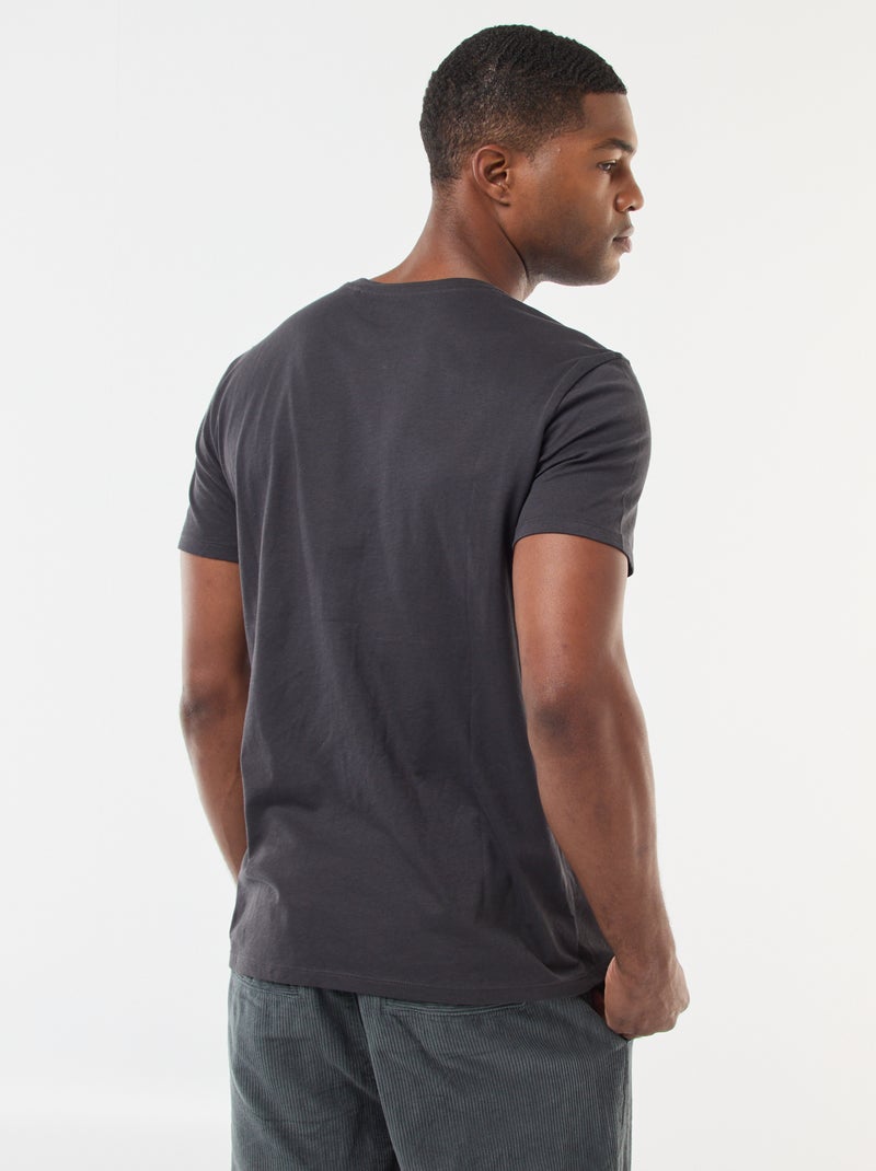 T-shirt imprimé 'Guns N'Roses' à manches courtes Noir - Kiabi