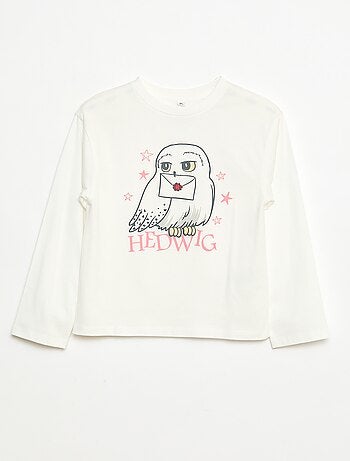 T-shirt imprimé 'Harry Potter' en jersey coton uni