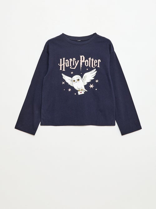 T-shirt imprimé 'Harry Potter' en jersey coton uni - Kiabi