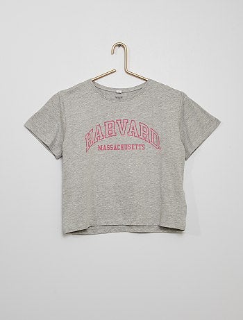 T-shirt imprimé 'Harvard' éco-conçu
