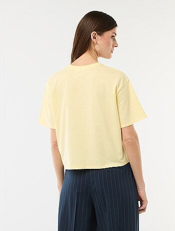 T-shirt imprimé 'Hello Kitty' à manches courtes