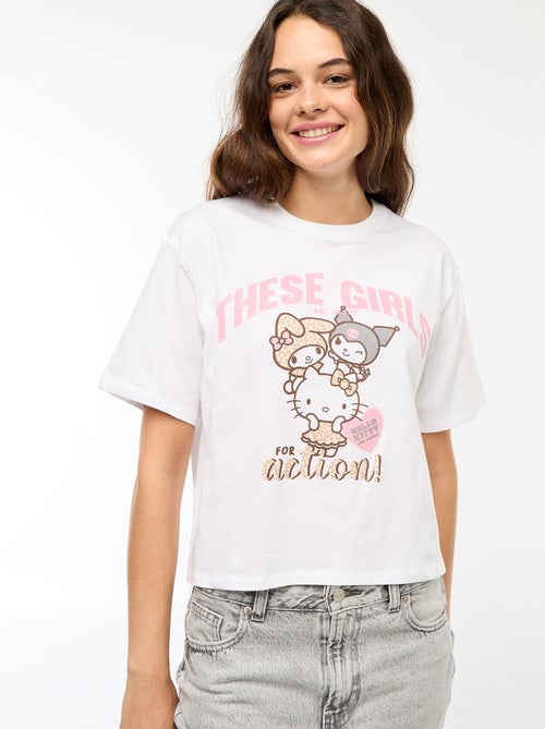 T-shirt imprimé 'Hello Kitty' - Kiabi