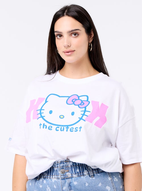 T-shirt imprimé 'Hello Kitty' - Kiabi