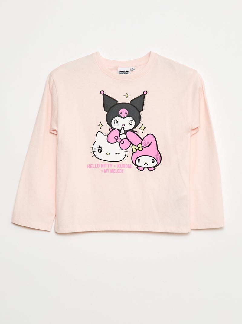 T-shirt imprimé 'Hello Kitty' Rose - Kiabi