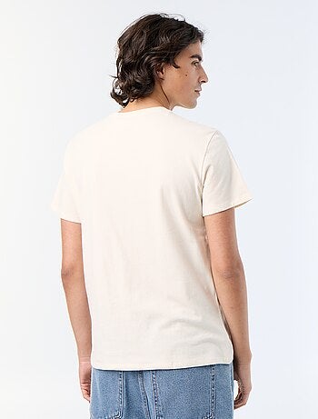 T-shirt en coton à col rond homme avec imprimé