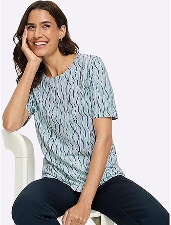 T-shirt Imprimé Imprimé Mode - Taille Standard - Witt