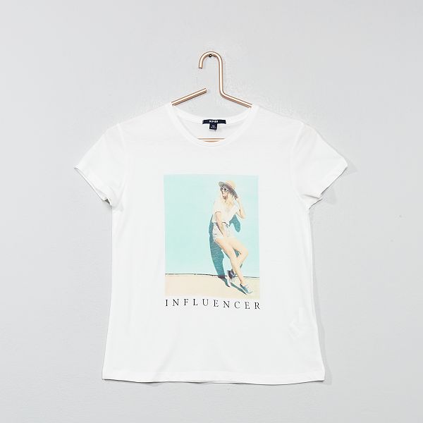 tee shirt beige fille