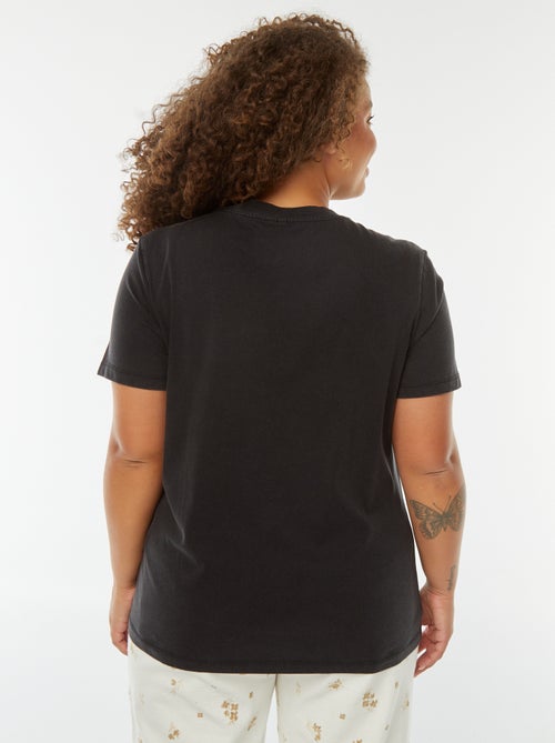 T-shirt imprimé 'jaguar' manches courtes - Kiabi