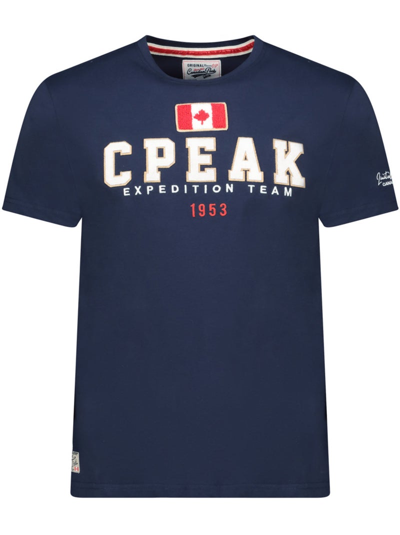 T-shirt imprimé jerateak – canadian peak Bleu marine - Kiabi