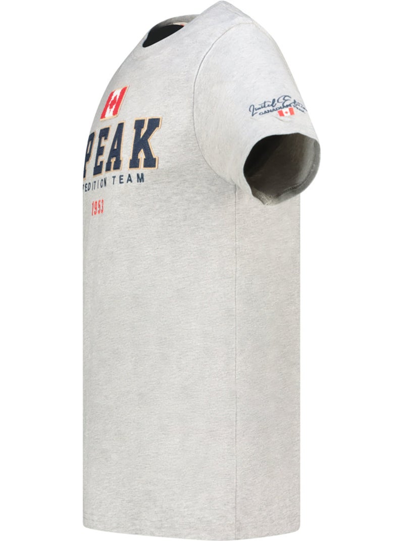 T-shirt imprimé jerateak – canadian peak Gris clair - Kiabi