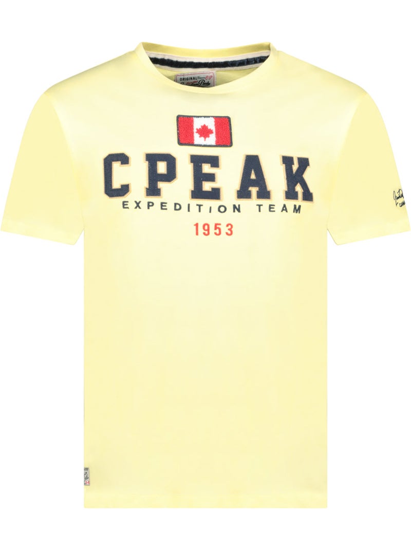 T-shirt imprimé jerateak – canadian peak Jaune clair - Kiabi