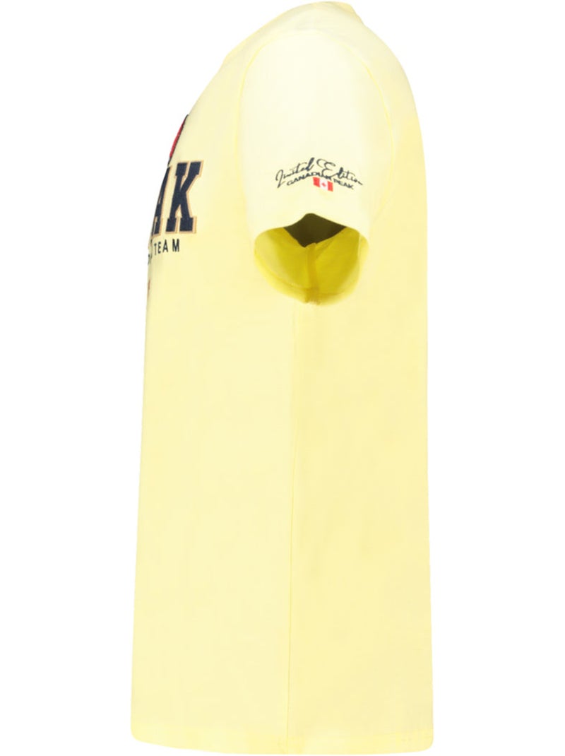 T-shirt imprimé jerateak – canadian peak Jaune clair - Kiabi