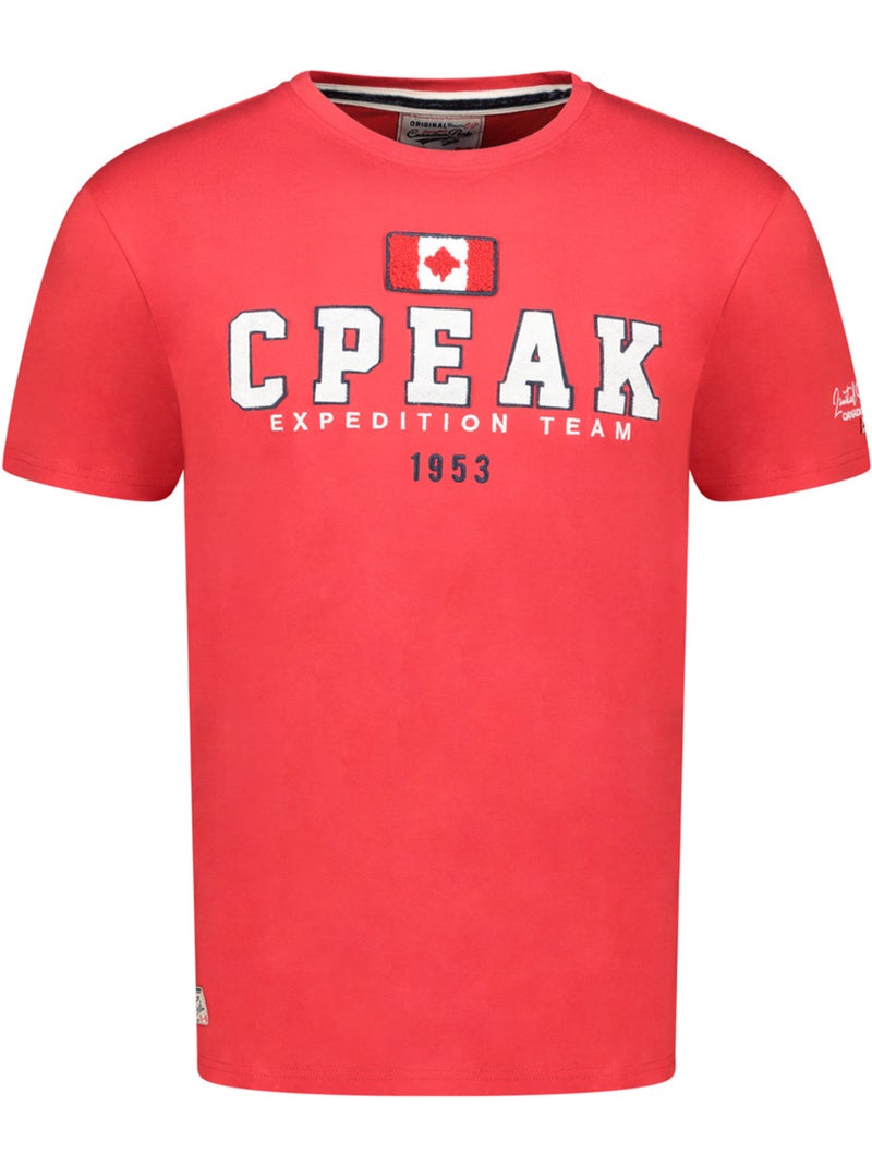 T-shirt imprimé jerateak – canadian peak Rouge - Kiabi