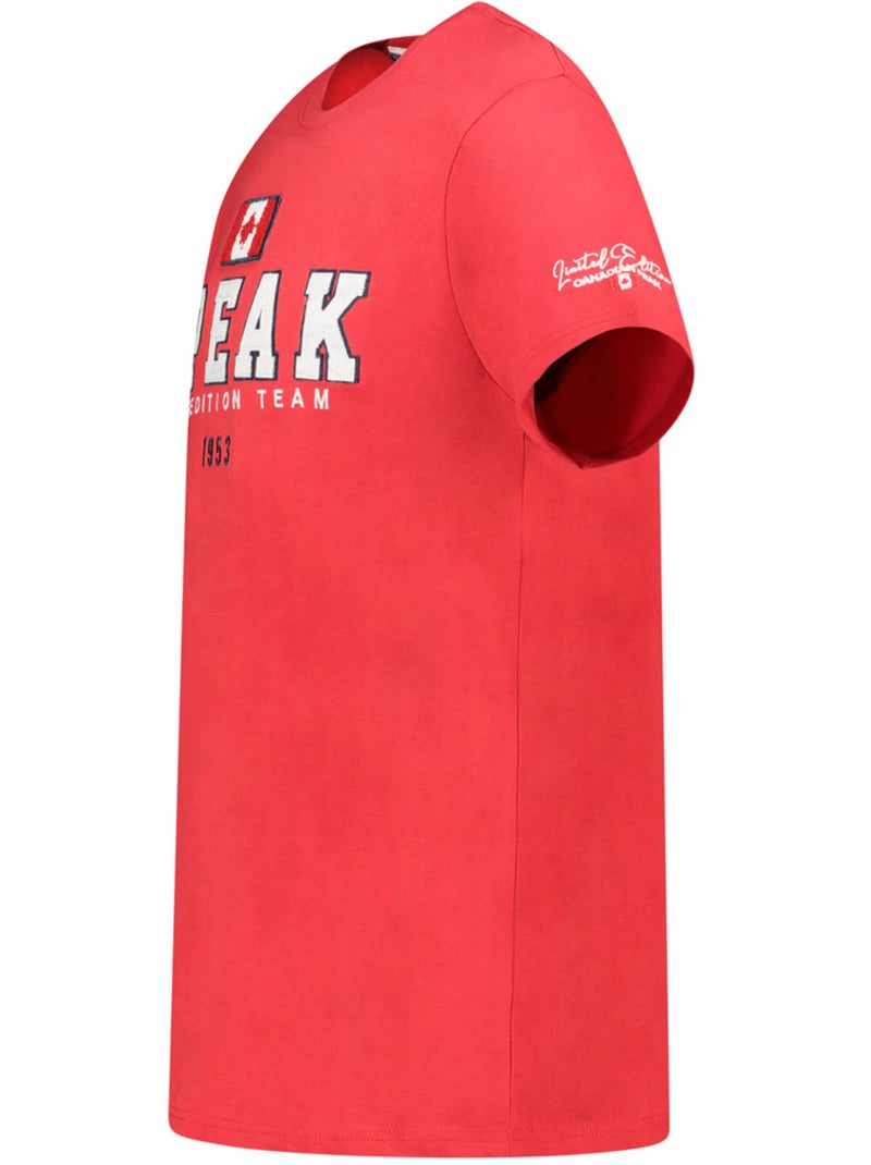 T-shirt imprimé jerateak – canadian peak Rouge - Kiabi