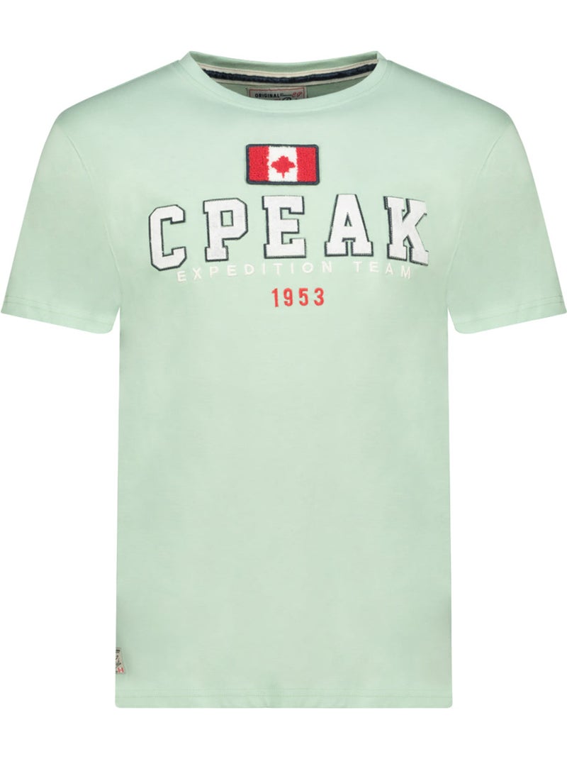 T-shirt imprimé jerateak – canadian peak Vert pastel - Kiabi